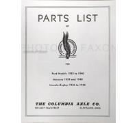1935 1936 Ford Columbia Overdrive Asse Manuali Set Di 4 Istallazione Parti Owner