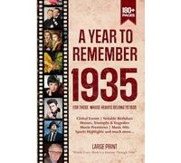 1935 A Year To Remember Birthday Book: Chronicles of Significant Historical Events, Nostalgic Ideal Gift for a Distinctive Birthday, Anniversaries or Special Occasion for Mom, Dad, Grandparent