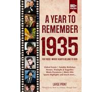 1935 A Year To Remember Birthday Book: Chronicles of Significant Historical Events, Nostalgic Ideal Gift for a Distinctive Birthday, Anniversaries or Special Occasion for Mom, Dad, Grandparent