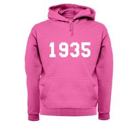 1935 Stile College - Adulti Felpa con Cappuccio - 91st Regalo Compleanno 88 Idee