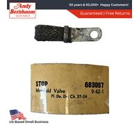 1937-1969 Chrysler Dodge Plymouth Collettore Calore Controllo Valvola Stop NOS