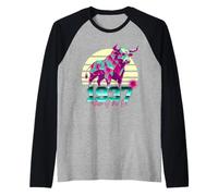 1937 Anno del Bue Compleanno 80 Segno Zodiacale Cinese retrò Maglia con Maniche Raglan