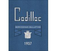 1937 Cadillac Manuale Di Servizio Aggiornamenti Bulletins V8 V12 V16 LaSalle