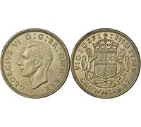 1937 Moneta Corona Giorgio VI - L'ultima Corona d'Incoronazione Argento