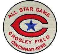 1938 MLB Tutti Stella Gioco Cincinnati Reds Crosley Campo Maglia Toppa (MLB )
