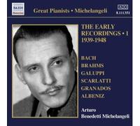 Audio Cd Arturo Benedetti Michelangeli: The Early Recordings Vol. 1 - 1939-1948