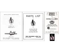 1939 Ford Mercury Columbia Overdrive Asse Set Di 4 Manuali Owner Parti Install