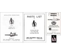 1939 Ford Mercury Columbia Overdrive Asse Set Di 4 Manuali Owner Parti Install