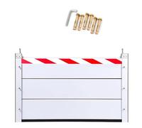 194 * 60cm Barriera Anti-allagamento Resistente In Alluminio, Barriera Impermeabile Riutilizzabile Per Porta, Garage E Giardino
