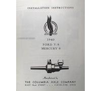 1940 Ford Mercury Columbia Overdrive Asse Set Di 4 Manuali Owner Parti Install