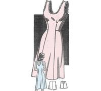 1940s Motivo, Infilare & Slip - Busto = 107cm (106.7cm)