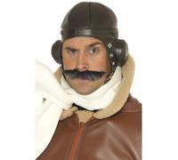 1940s Pilota Cappello Biggles Uomo Accessorio per Costume