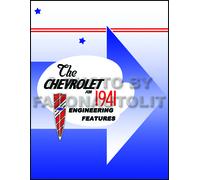 1941 Chevy Ingegneria Caratteristiche Manuale Chevrolet Auto Pickup E Camion