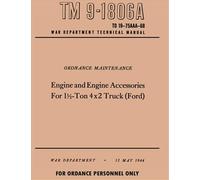 1942-1945 Ford 226 Motore Ricostruzione Manuale G8T 1.5 Ton Camion Militare
