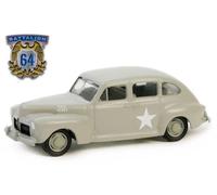 1942 Ford Fordor Deluxe Auto Staffa Dell'Esercito Scala 1:64 Greenlight 61040A