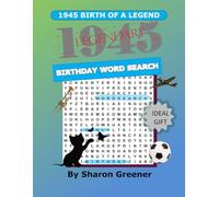 1945 BIRTH OF A LEGEND: BIRTHDAY WORD SEARCH PUZZLE BOOK