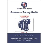 1946 1947 1948 1949 Packard Carburatore Servizio Training Manuale Carter Negozio