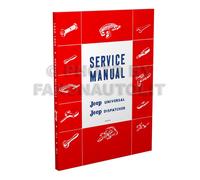 1946-1965 Jeep CJ Riparazione Negozio Manuale 2A 3A 3B 5 5A 6 CJ2A CJ3A CJ3B CJ5