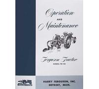 1948 1949 1950 1951 Ferguson A 20 Proprietario Manuale TO20 Operation Cura Libro