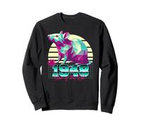 1948 Anno del Topo Compleanno 80s Retro Segno Zodiacale Cinese Felpa
