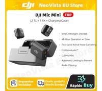 1948 eu Ship】DJI Mic Mini (2 TX + 1 RX + custodia di ricarica) microfono Wireless con cancellazione intelligente del rumore Audio di alta qualità