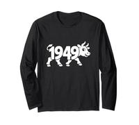 1949 Bue - Anno Zodiaco Cinese Personalizzato Mucca Word Art Maglia a Manica