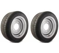 195/50R13C Ruota Rimorchio 5 Borchie 6.5” PCD Strada Legale 900kg Wanda WR068...