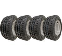 195/55R10C Wanda WR301 Ruote per rimorchi 4 x 100 PCD Alta Velocità 750kgs (Set