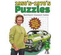1950's-1970's Puzzles: 50+ Puzzles Word Search, Crossword, Sudoku | 8.5 x 11, 120 Pages | A fun look back with fun engaging puzzles to soothe your mind | Nostalgic Gift for Women & Men