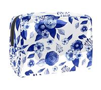 1950S Atomic Vintage Cosmetic Bag per le donne carino moda borsa impermeabile trucco borsa spaziosa viaggio toilette sacchetto regali ragazze, Multicolore 03, 18.5x7.5x13cm/7.3x3x5.1in, Beauty Case
