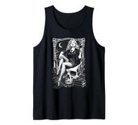 1950s Retro Pinup Ragazza Punk Alt Grunge Scuro Goth Estetica Canotta