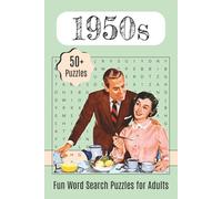 1950s Word Search Book: Enjoy these 1950s nostalgic puzzles in easy-to-read print! Perfect gift for Boomers, grandparents, and pop culture fans of the ... Era | 50+ Puzzles | 6x9 inches | 110 pages.
