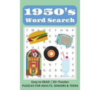 1950s Word Search: Retro 1950s Word Search Puzzles Featuring Classic Cars, Diners, Rock & Roll, Sock Hops, and Vintage Americana