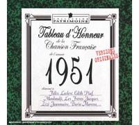 1951-Tableau d'honneur De La Chanson Française