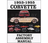 1953 1954 1955 Corvette Montaggio Manuale 53 54 55 Chevrolet Chevy Fabbrica