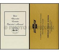 1953-1954-1955 Corvette Proprietari Manuale Con Busta Owner Guida 53 54 55