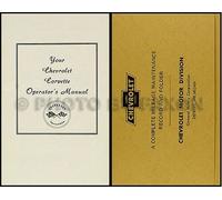 1953-1954-1955 Corvette Proprietari Manuale Con Busta Owner Guida 53 54 55