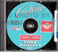 1954 1955 Cadillac Riparazione Negozio Manuale CD Deville Eldorado 60 Speciale