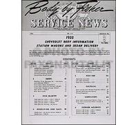 1955 Chevy Stazione Wagon Corpo Manuale 150 210 Bel Aria Nomad Servizio Fisher