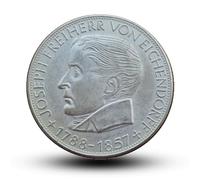 1957 Monete tedesche seconda guerra, collezione moneta antica tedesca, monete antiche europee per collezionisti, moneta argento Germania, regali vintage