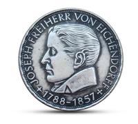 1957 Monete tedesche seconda guerra, collezione moneta antica tedesca, monete antiche europee per collezionisti, moneta argento Germania, regali vintage