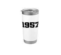 1957 Vintage Arco Varsity Retro Distressed Compleanno Anno Bicchiere termico in acciaio inox doppia parete