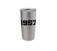 1957 Vintage Arco Varsity Retro Distressed Compleanno Anno Bicchiere termico in acciaio inox doppia parete