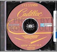 1958 Cadillac Riparazione Negozio Manuale CD 58 Deville Eldorado 62 60 Speciale