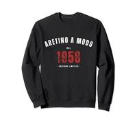1958 Compleanno Aretino Maglia Divertente Arezzo Felpa