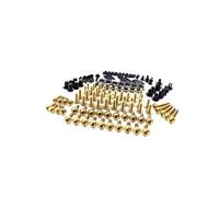 195pcs 304 For Fit For YZF600R For YZF-600R 1996-2007 Motorcycle Complete Full Fairing Bolts Kit Clips Screws viti filettate(Gold)