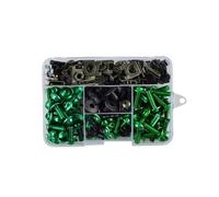 195PCS Carenatura Bullone Kit Viti Corpo Per RSV Per Tuono 1000 1000R Per Mille Per RSV4 Per RS 50 125 250 Bullone(Green)