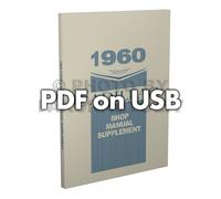 1960 Cadillac Riparazione Negozio Manuale Su USB Serie 62 60 Deville Eldorado