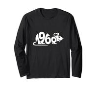1960 Gallo - Anno Zodiacale Cinese Personalizzato Word Art Maglia a Manica