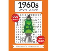 1960s Word Search: Large Print for Seniors and Teens